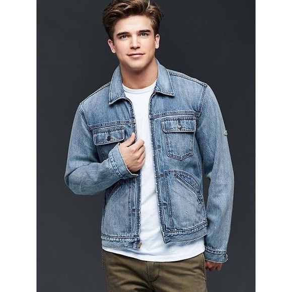 Gap 1969 Blue Denim Zip Up Jacket - Picture 4 of 4